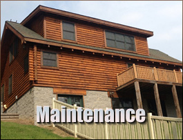  Blanchester, Ohio Log Home Maintenance
