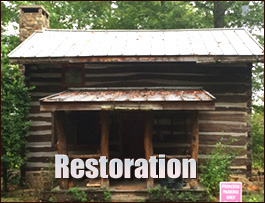 Historic Log Cabin Restoration  Blanchester, Ohio